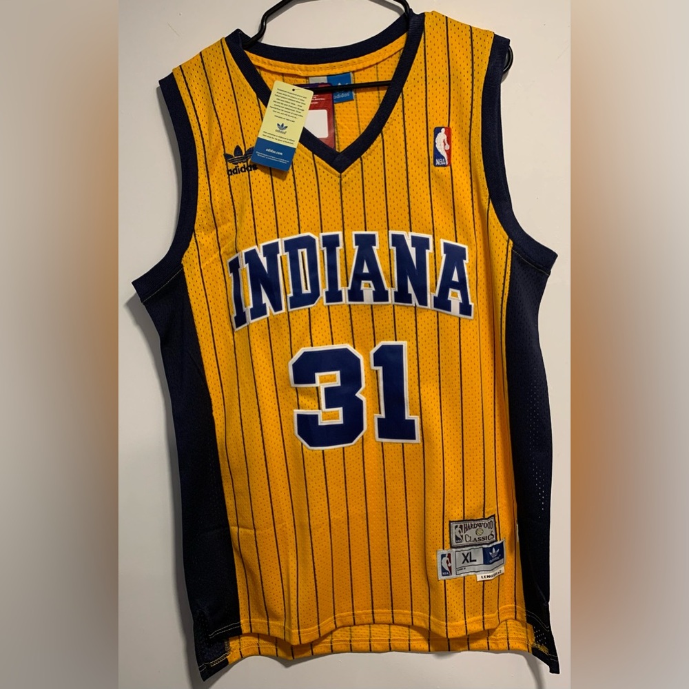 Pinstripe Indiana Pacers Reggie Miller Jersey